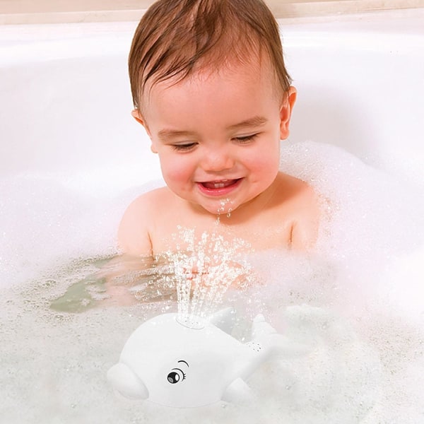 Valbadleksaker, Spray Baby Badleksaker, Baby Badleksaker med LED-ljusmusik, Automatisk induktion