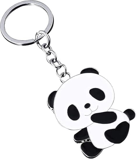 Panda nøglering charme til piger Panda nøglering gave nøgleringe Pand