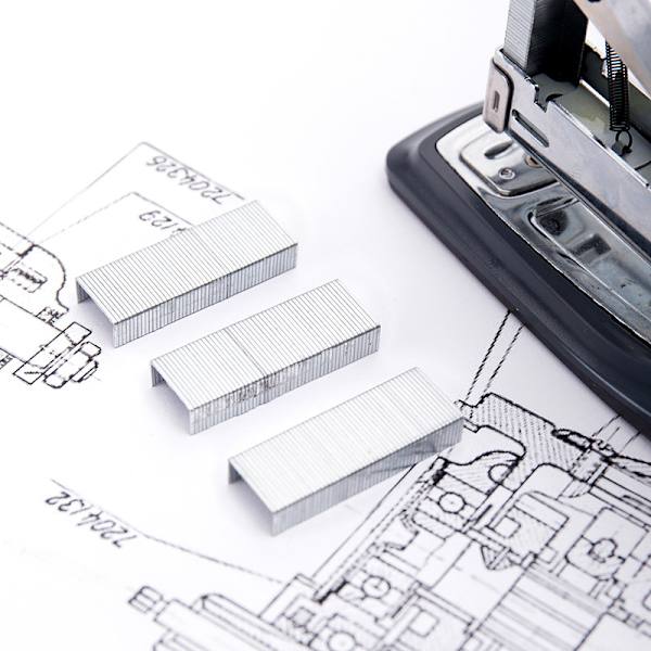 0012 Staples Unified No. 12 24/6 Staples Staples (10 æsker med 10000 stk.)