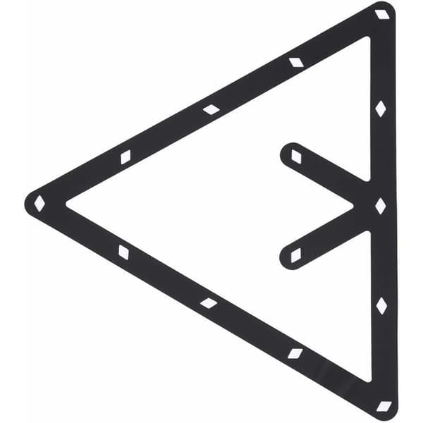 Biljardstativ, 6 stk/sett trekantstativ biljardbord posisjonering