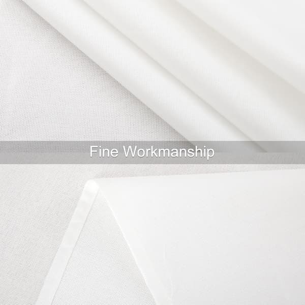 Linneduk Rektangulär Bordduk 140 x 200 cm Vattentät Utomhus