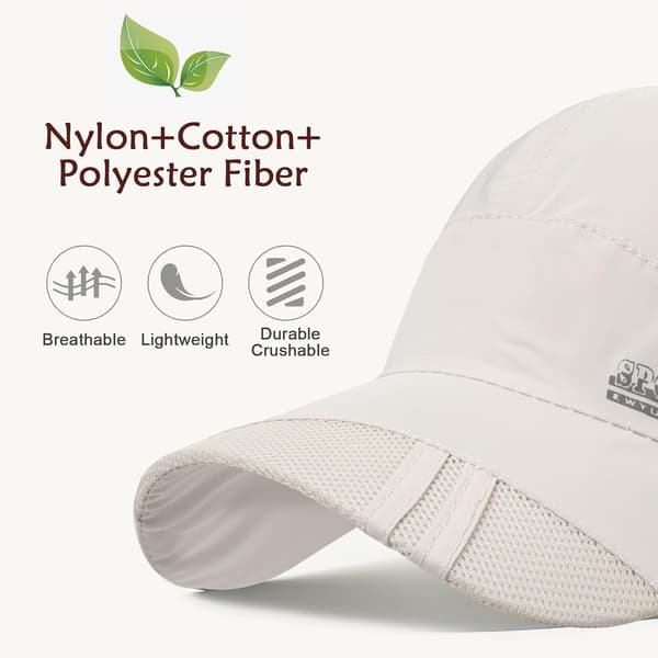 2 Basebollkeps Sport Sommar Unisex Visor Skydda UV Solhatt