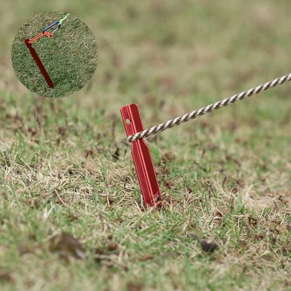 20 stk teltplugger festeplugger bakkeplugger camping sandspiker 18 cm Alu