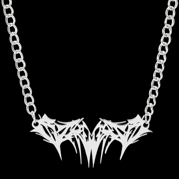 Hip Hop Rock Silverfärgad Metall Minimalistisk Tagghalsband för Kvinnor Uni