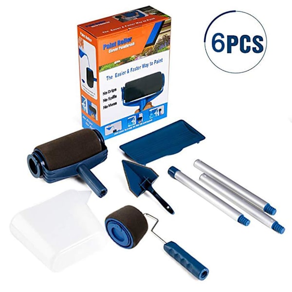 Sett med 5 Roll'n'Paint antidrypp-malingsruller