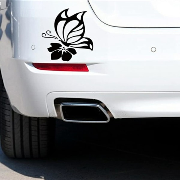 Sommerfugl Bilsticker, 3D Bilstickere Sommerfugl Bilsticker Personlige Bilstickere Vandafvisende Vægstickere Reflekterende Sticker Dekal