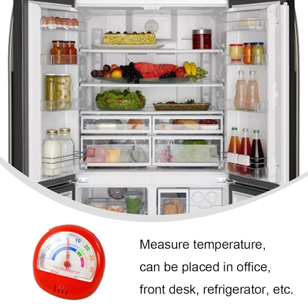 Kyl- och FrysTermometer Säker FrysTermometer Noggrann Kyltemperatur för Hem Restauranger Barer Kaféer Kyl