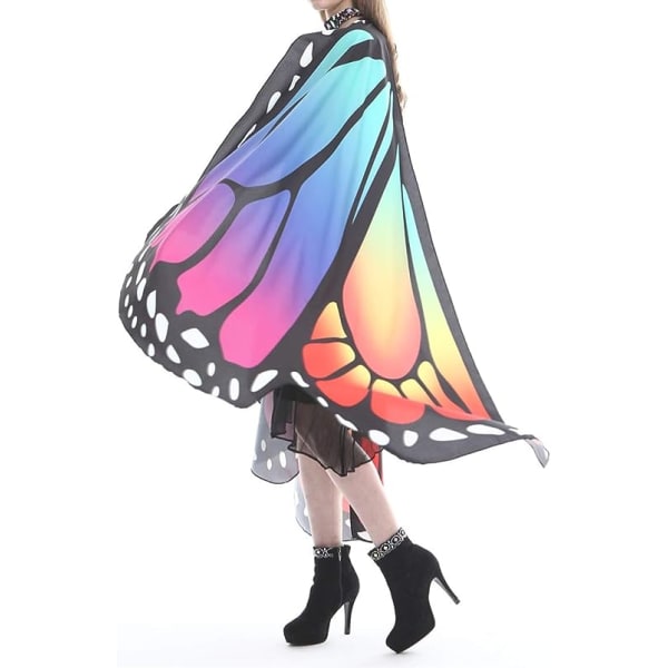 Ailes de papillon pour femmes, Cape de cape d'Halloween pour femm