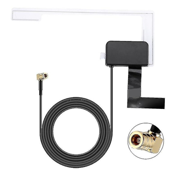 Universal Dab Digital Bilradio Antenne Patch Antenne Vindue Glas
