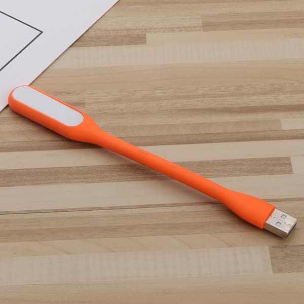 Bærbar USB LED Laptoplampe PVC Nattleselys Boklys Barn Leselys i Seng