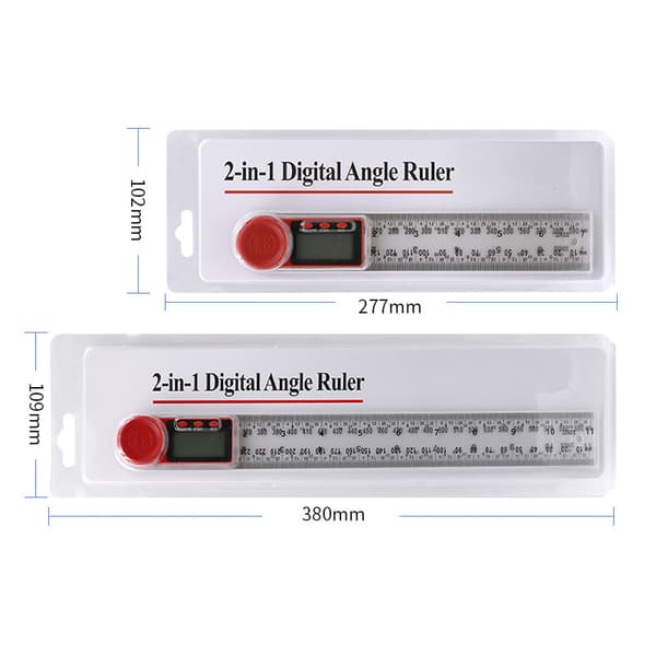 Digital vinkelmåler Elektronisk digitalt display Rustfrit stål Me