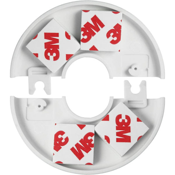 2 kpl putken reiän ilmastointireiän koristekansi 10*40mm Snap On Whit