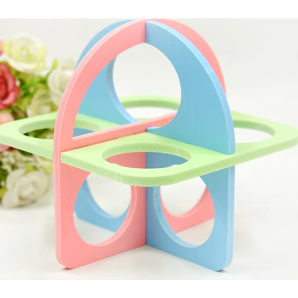 2 stk Hamster Treningsleke blå rosa grønn 12,5*12,5*12,5cm
