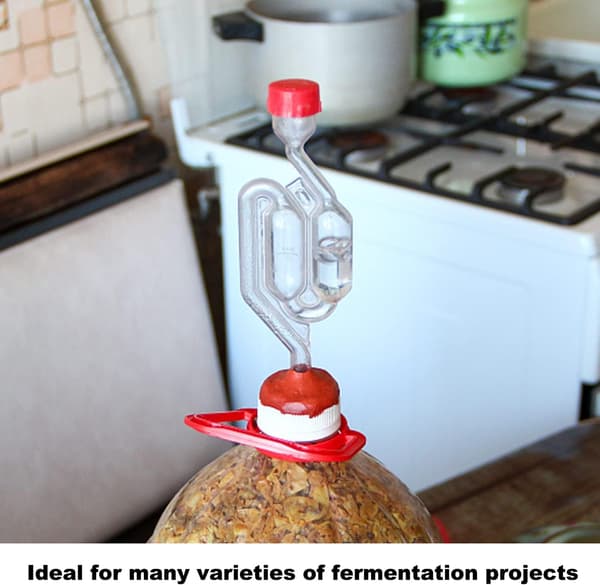 10 stk. Fermentationsrør, Fermentationsbobler Airlock Boble