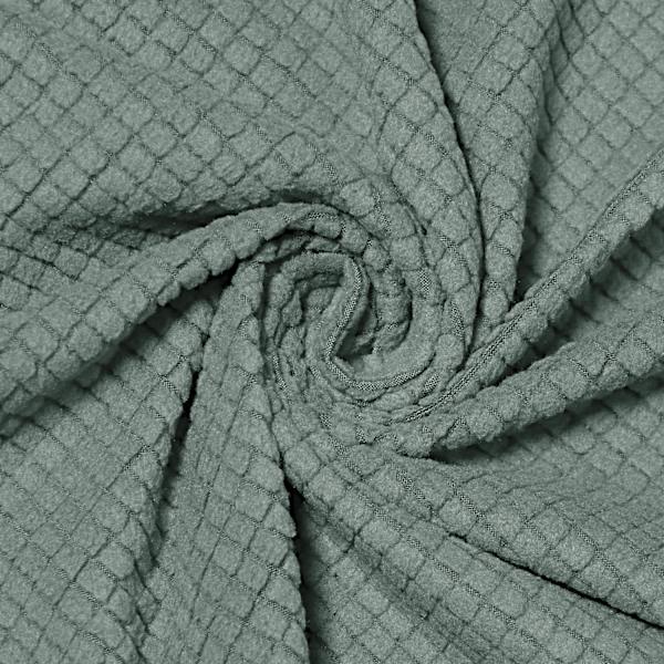 4-delad ananasrutig majsrutig fleece-stolsskydd