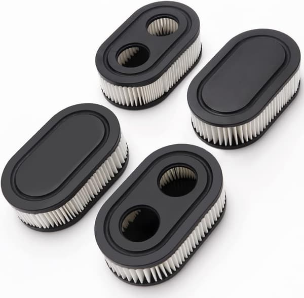 4 stk. Luftfilter til gressklipper, kompatibel med Briggs & Stratton 798452 59