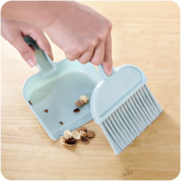 Mini Dustpan and Brush Set, Multi-Functional Cleaning Tool with H