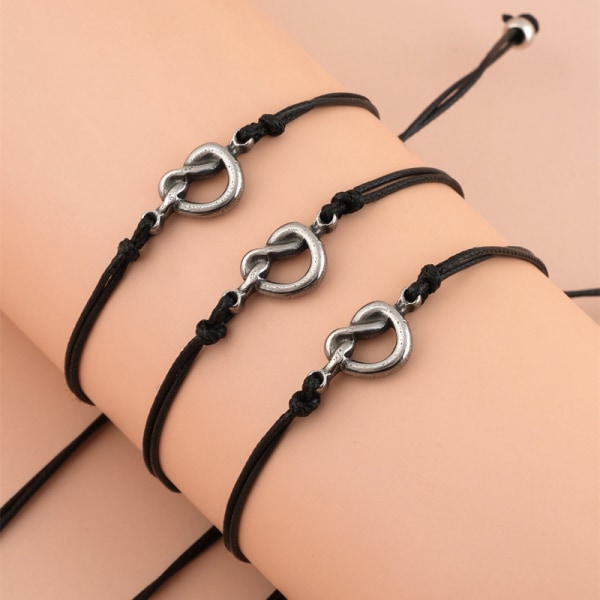 Streng Armbånd Håndlavet Flettet Reb Charms Boho Surfer Armbånd