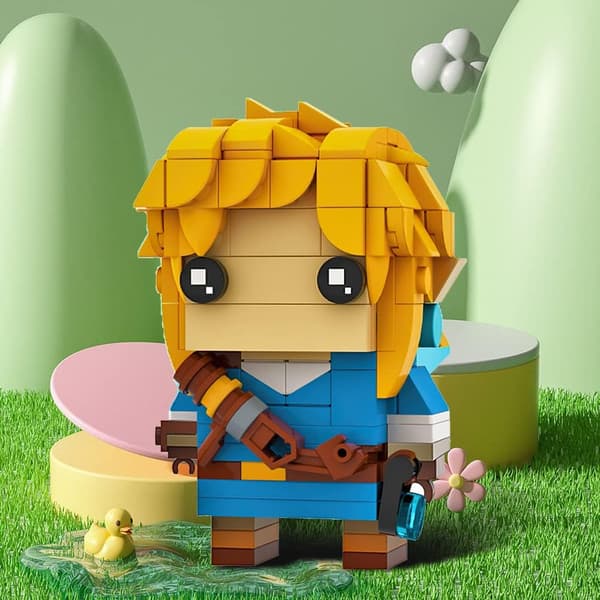 Byggesæt til børn og voksne; Game Character Link Action Fig