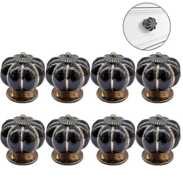 8 stk. Skuffeknotter Kommode Møbelknotter Keramiske 38mm Dørknotter