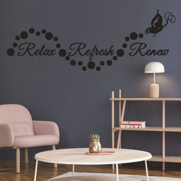 Decals Badeværelse Wall Decals Vinyl Sticker, Wall Stickers til Stue Famil