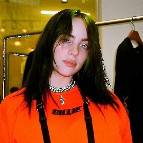 Billie Eilish Damhalsband Silverhänge, berlocker