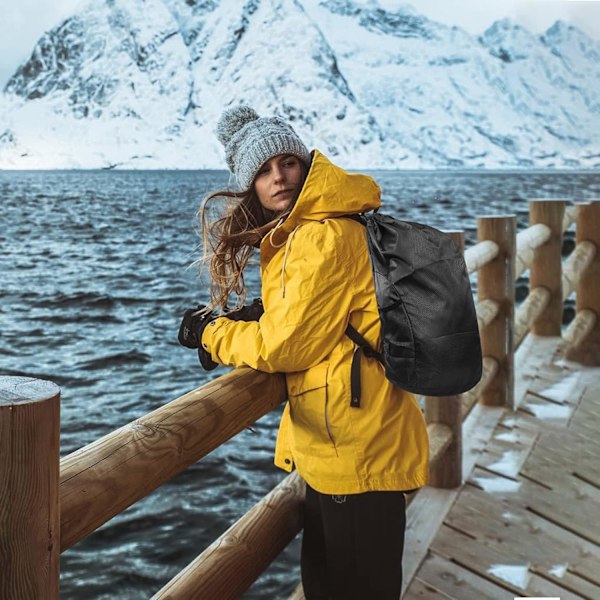 Snøre Rygsæk, Snøre Sportstaske, Snøre Tote Taske til Sport Fitness Svømning Strand Pool Rejser Camping Vandring Yoga