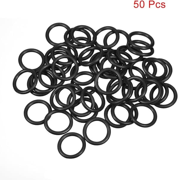 Nitrilgummi O-ringar 16mm OD 11mm ID 2.6mm Bredd Metrisk Tätningspackning 50-pack