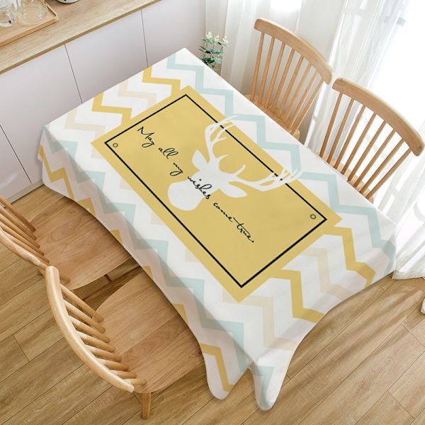 Rektangulær flekkavvisende duk 130x180cm, moderne