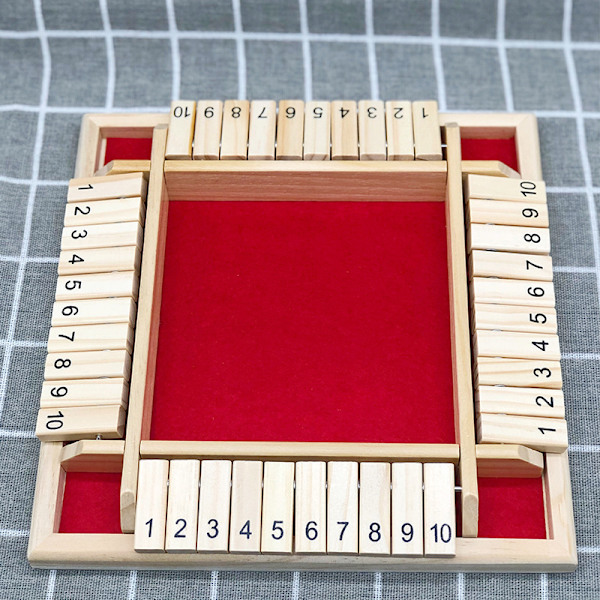 Træbrætspil, 4 spillere spil Matematik