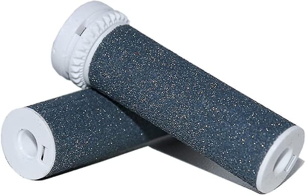 Super grove mikromineralerstatningsruller kompatible med Em Micro Pedi Callous Remover (4 stk, grå)