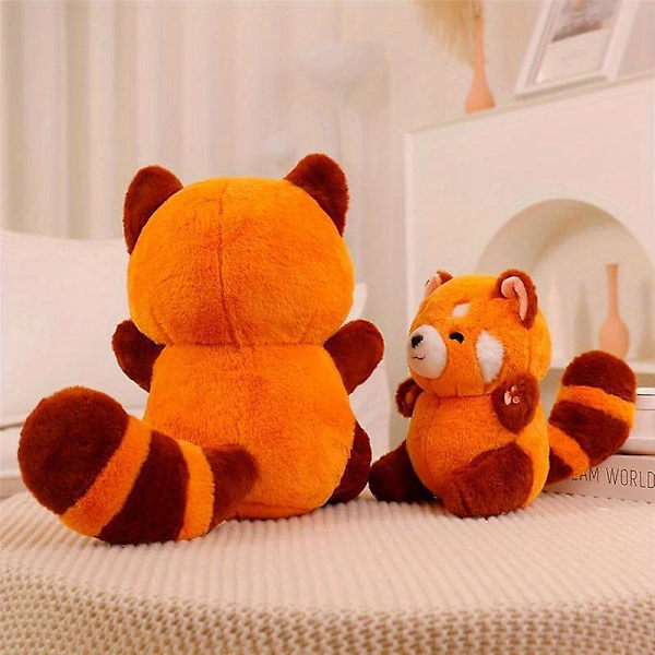 35CM Punainen Panda Pehmolelu - Anime-hahmo - Pehmeä ja pörröinen tekoturkis - Täydellinen lahja kaikenikäisille