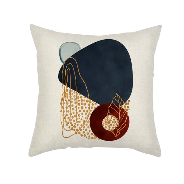 Mid Century Moderne Boho Abstrakt Pudebetræk 18x18 Sæt af