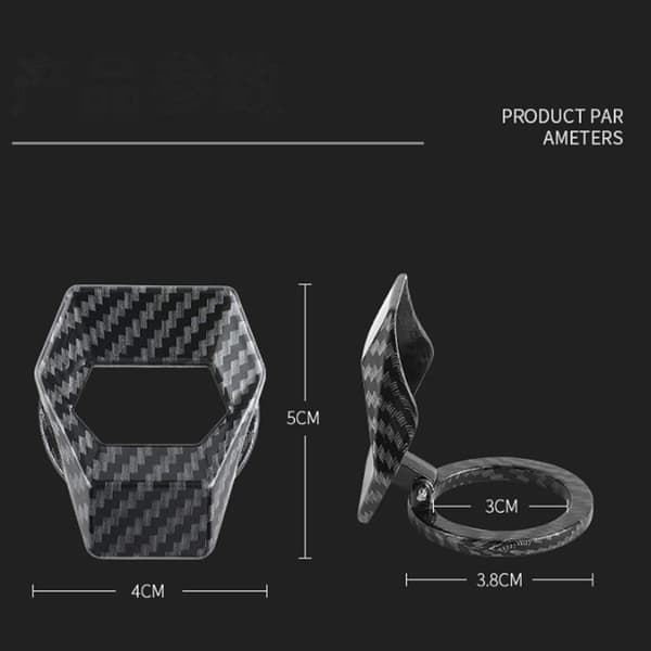 Universal Motor StartStop Trykknapdæksel Aluminiumlegering Bil P