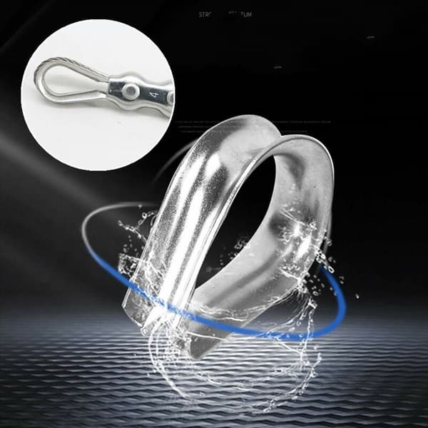 20 stk. 304 rustfrit stål kabelterminaler til 3 mm wire