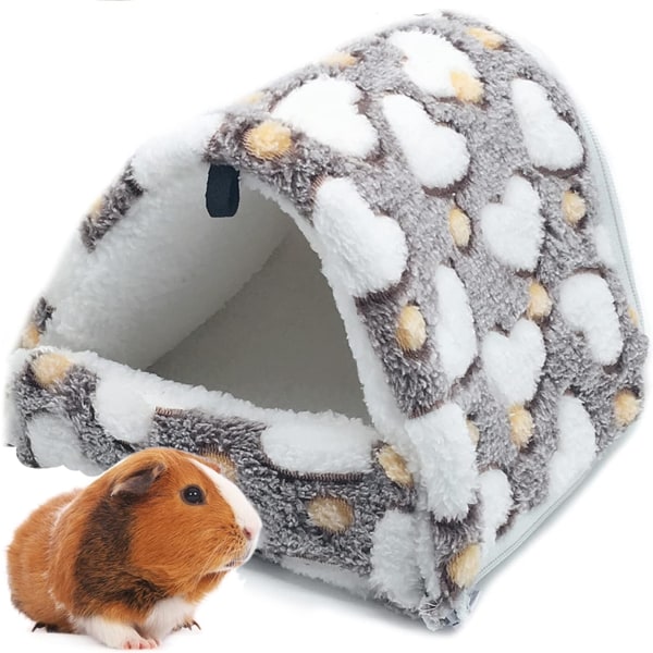 Gnagere Sovende Plysj Lite Hus Hamster Hengekøye Toy Bed House F