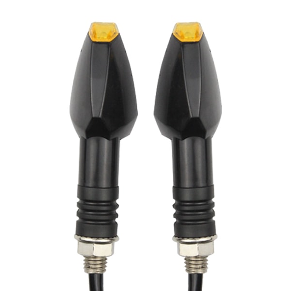4 st/set Universal Motorcykel Led Blinkers Lång Kort Blinkers Blinkers Bärnsten Färg Tillbehör