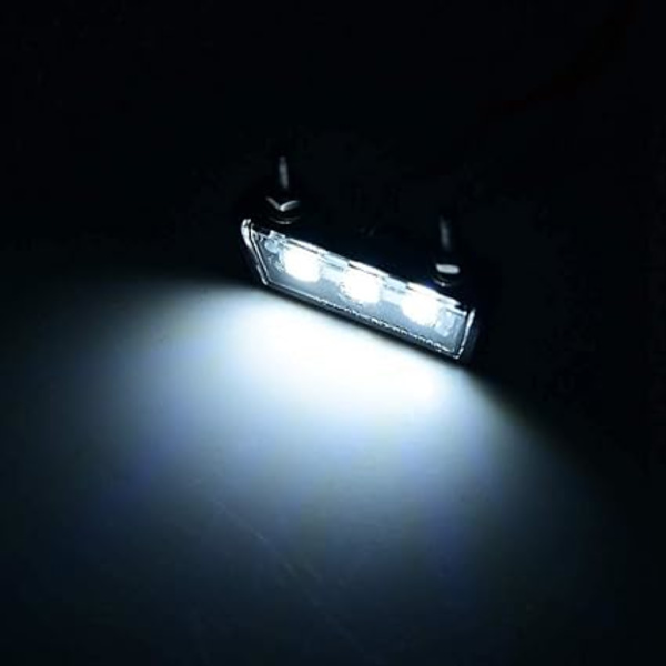 1 stk. Motorcykel Nummerpladelys 3 SMD LED chip Mini Tiny Lampe