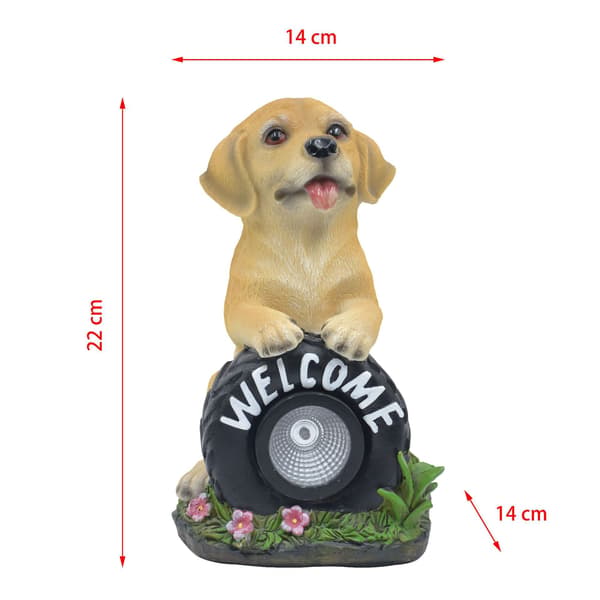 Porselensfigur av hund