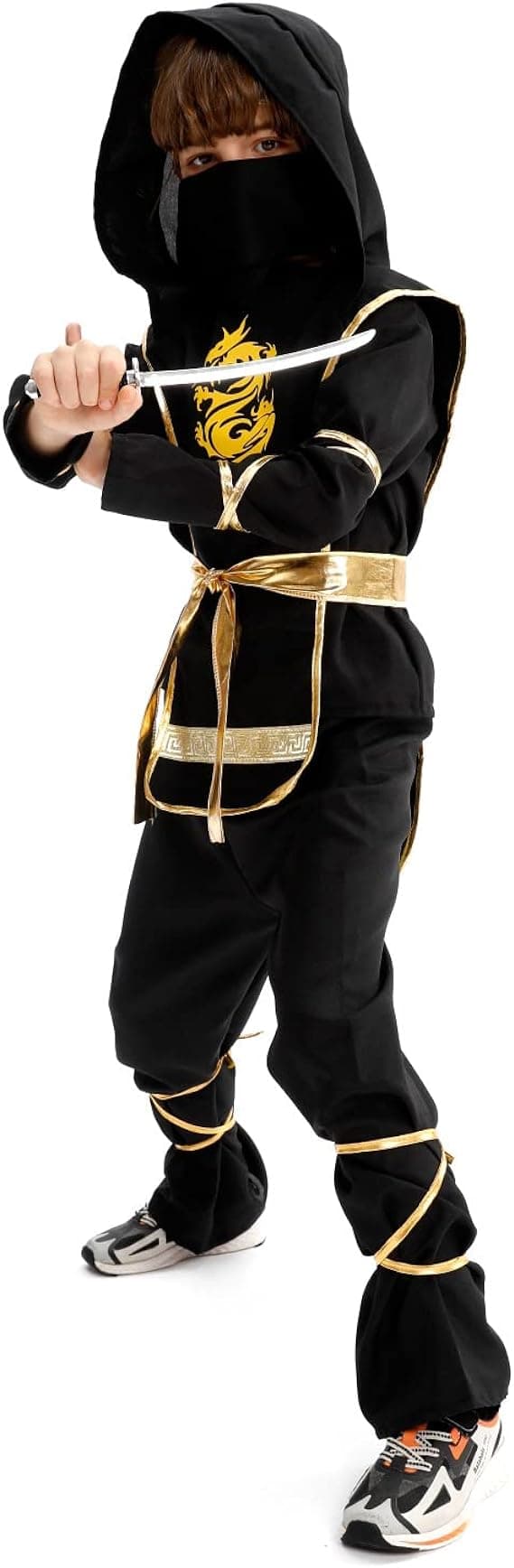 Halloween ninja kostyme for gutter, ninja utkledning og rollespill