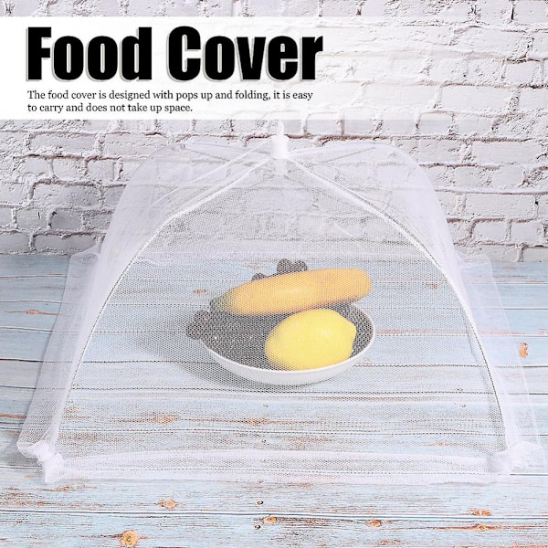 Fällbart Bord Matöverdrag Parasoll 2-pack Anti-Fluga Mygg för Picknick och Grillfester