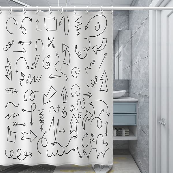 PEVA-suihkuverho 180 x 200 cm