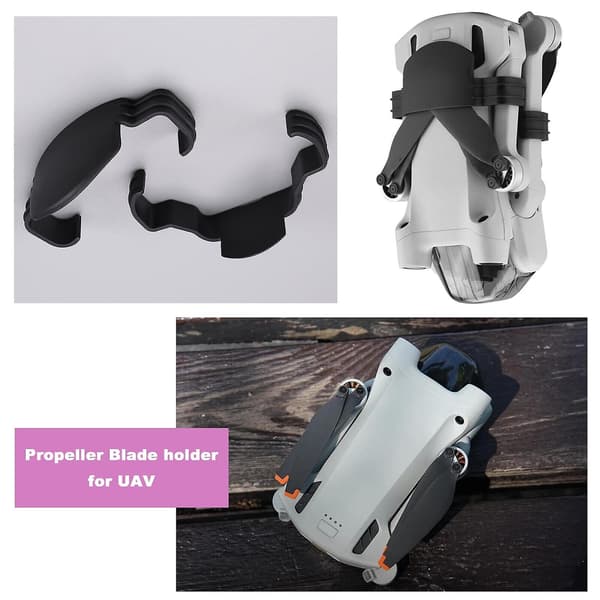 Drone Propeller Holder 3 Pro Propeller Blade Fixer (svart)(1stk)