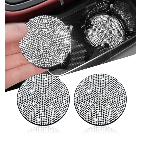 2 st Bling Bling Bilhållare Underlägg Halkskydd Inredning Tillbehör