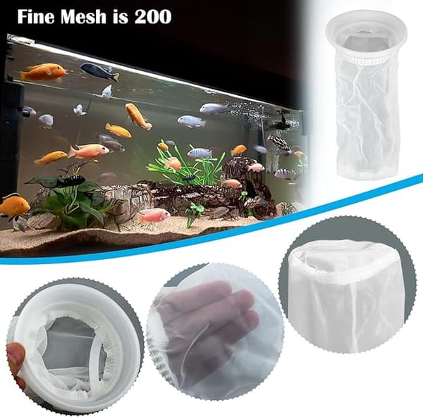 4 stk. Nylon IBC-filter til 1000 liters IBC-regnvandstank, Nylonfilter til