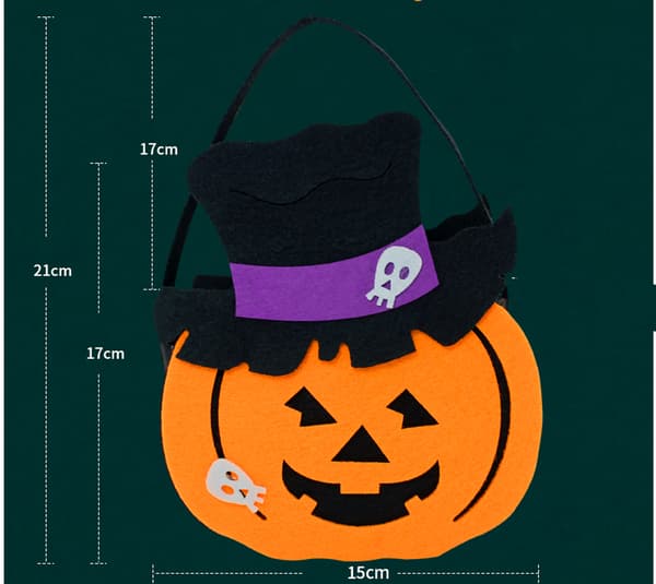 Halloween slikpose Trick or Treat pose Slidstærk børnegræskar