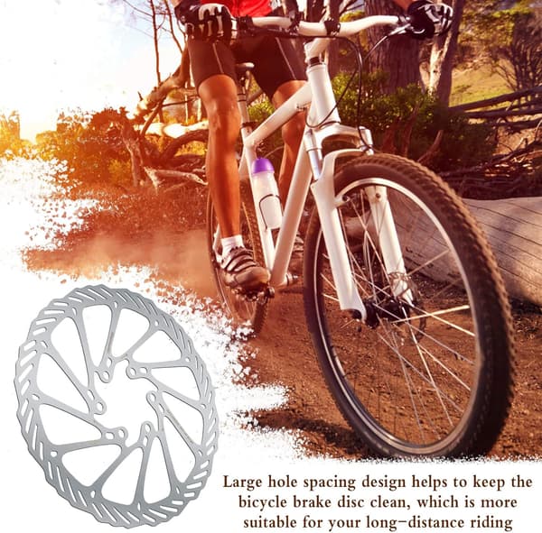 Cykelbremseskive, 2 stk. bremseskive-rotorer 160 mm, rustfrit stål bremseskive