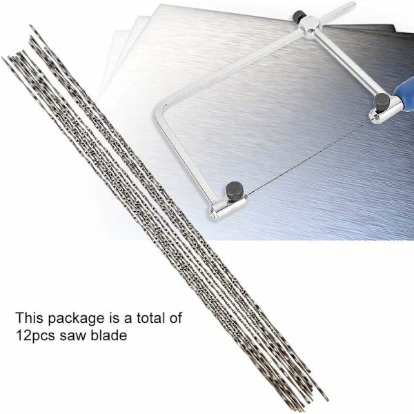 Scroll Saw Blades, Jigsaws, Spiral Tooth Jigsaw Blades,，12pcs Spi