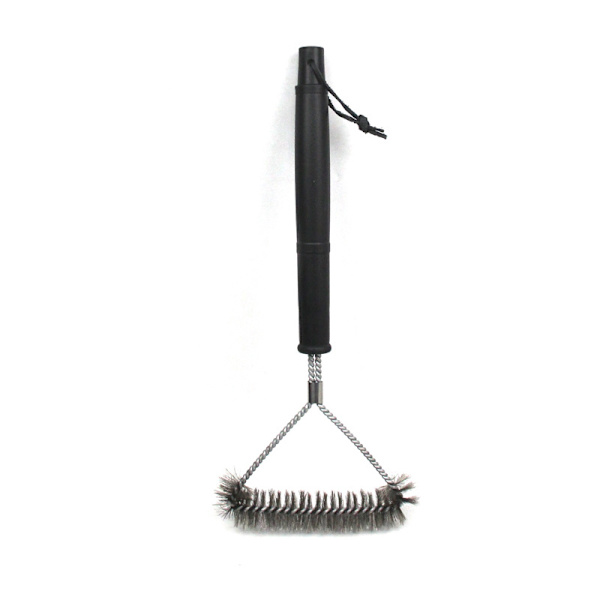 Tre-sidig grillbørste, 30,5*16cm