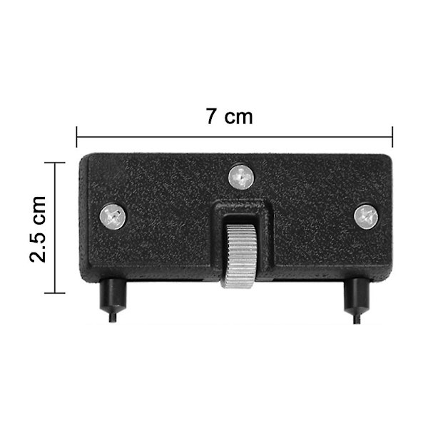 Watch Back Remover Tool, rektangel Justerbar metall Watch Back Ca